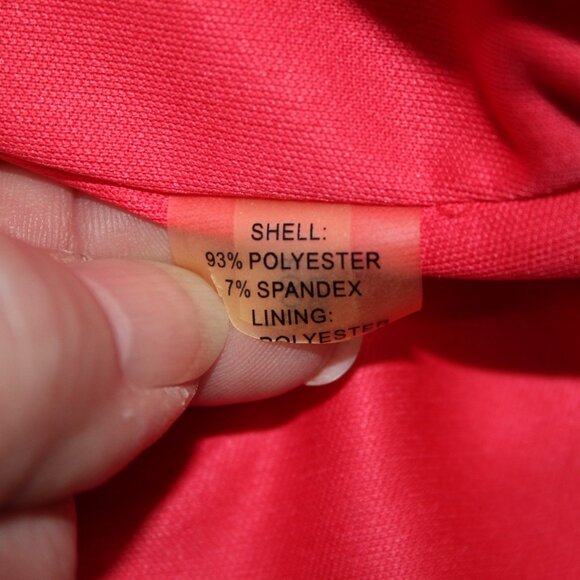 Calvin Klein Dress $124 Sz 6 Pink Sleeveless Pockets Polyester Spandex Dress - Picture 10 of 14